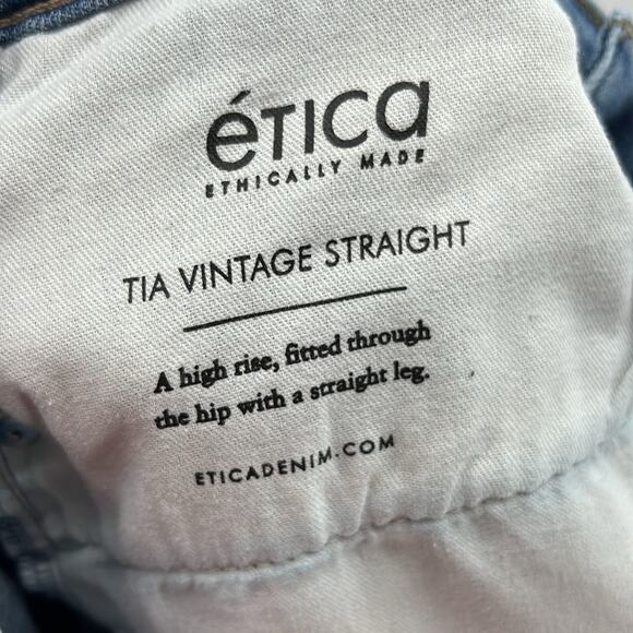 Etica Women's Tia Vintage Straight Jeans - Medium Wash - 29 - Picture 5 of 8